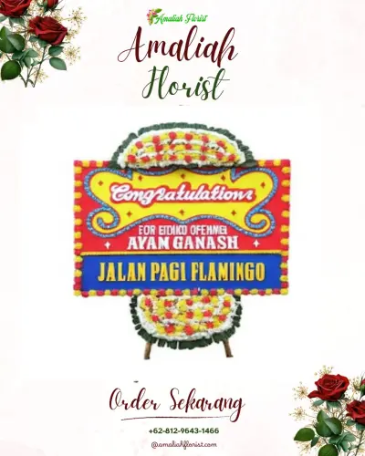 Bunga Papan Congratulation di Prenggan